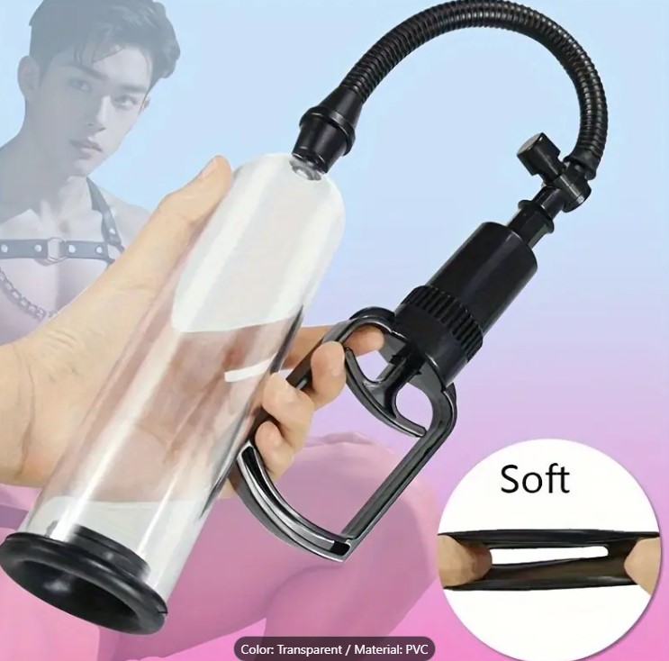 HAIMAITONG Pompa Penis Alat Terapi Vitalitas Pembesar Pria