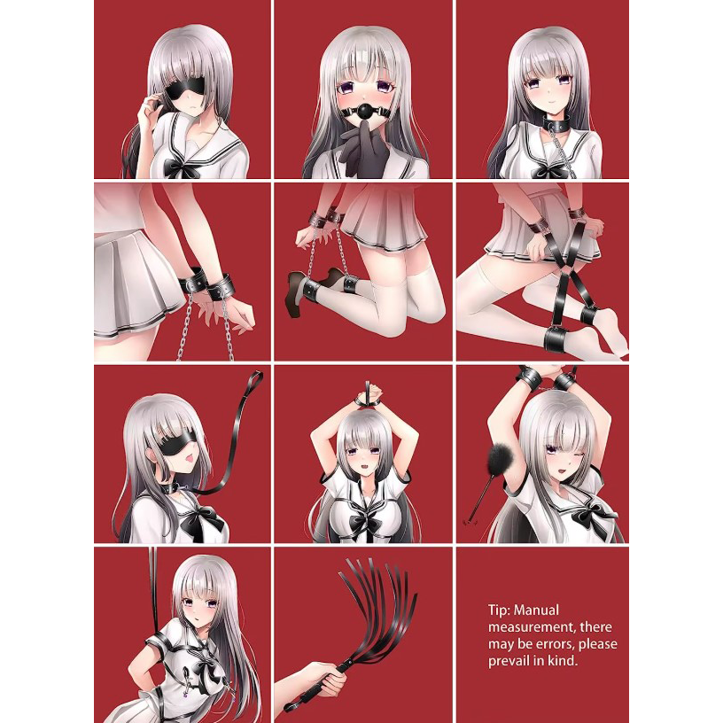 iSHINE BD15 Set 10 PCS Aksesoris Alat Bondage BDSM