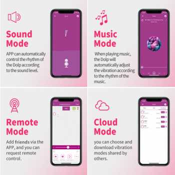 Lesparty LS10 Vibrator Sex Toys Smartphone Bluetooth Connect App Dildo - Gambar 4