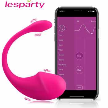 Lesparty LS10 Vibrator Sex Toys Smartphone Bluetooth Connect App Dildo - Gambar 7