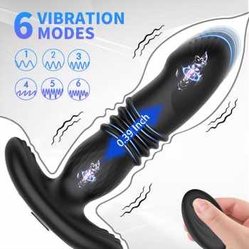 WONANA AP27 Vibrator Dildo Elektrik Maju Mundur Waterproof with Remote Control