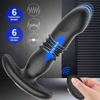 WONANA AP27 Vibrator Dildo Elektrik Maju Mundur Waterproof with Remote Control - Gambar 3