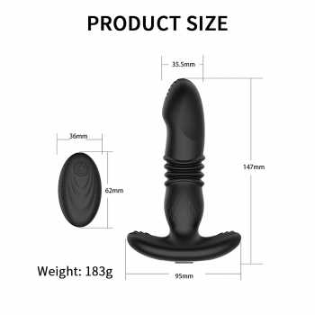 WONANA AP27 Vibrator Dildo Elektrik Maju Mundur Waterproof with Remote Control - Gambar 9