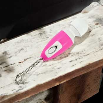 C33 RZL-236 Alat Pijat Tubuh Elektrik Mini Vibrator Massage Stick Keychain