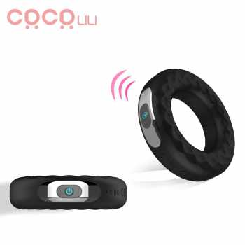 COCOLILI B2150 Ring Relaksasi Pijat Elektrik Pria Silicone Ring