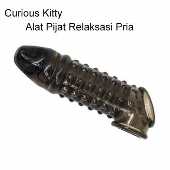 Curious Kitty CK40 Alat Pijat Relaksasi Pria Terapi Kesehatan Silikon