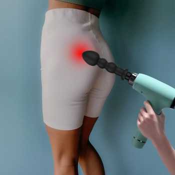 ISAKEN A13 Kepala Alat Pijat Tubuh Wanita Silikon Waterproof - Gambar 5