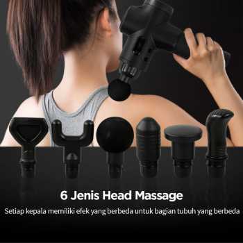 Rlaxyoo S3 Alat Pijat Elektrik Pundak Punggung Tangan Massage Gun 1500mAh