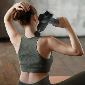 Rlaxyoo ZC5300 Alat Pijat Elektrik Pundak Punggung Tangan Massage Gun