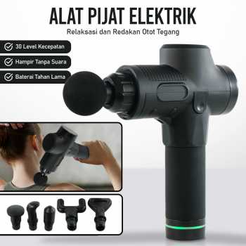 Rlaxyoo ZC5300 Alat Pijat Elektrik Pundak Punggung Tangan Massage Gun