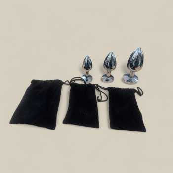 RUNYU SML4 Alat Pijat Tubuh Pria Wanita Plug 3 PCS - Gambar 5