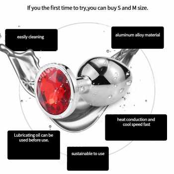 RUNYU SML4 Alat Pijat Tubuh Pria Wanita Plug 3 PCS