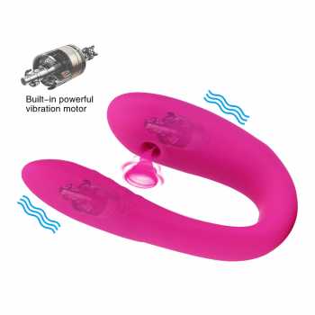 S-HANDE SHD-S058 U shaped Vibrator Silikon Alat Pijat Getar Elektrik