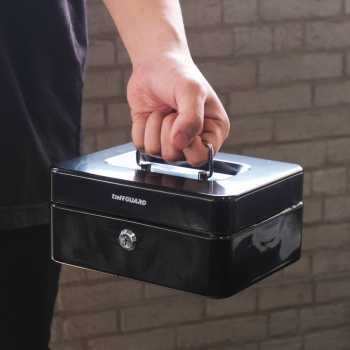 TaffGUARD 200A Brankas Kotak Uang Dokumen Cashbox Key Lock 20x16x9cm