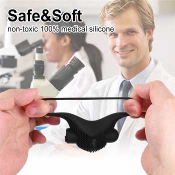 VIBRES VR10 Ring Relaksasi Pijat Elektrik Pria Silicone Ring 10 Vibration