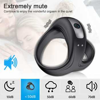 ZUKASY SJH11 Ring Vibrator Penahan Ejakulasi Dini Pria